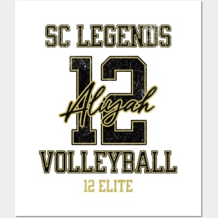 Aliyah #12 SC Legends (12 Elite) - White Posters and Art